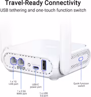 ASUS RT-BE58 WiFi 7 Travel Router | Up to 3600Mbps MLO - image 7