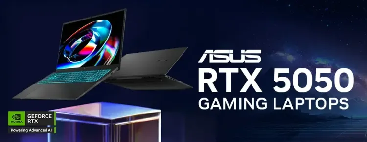 Asus RTX 5050 Gaming Laptops