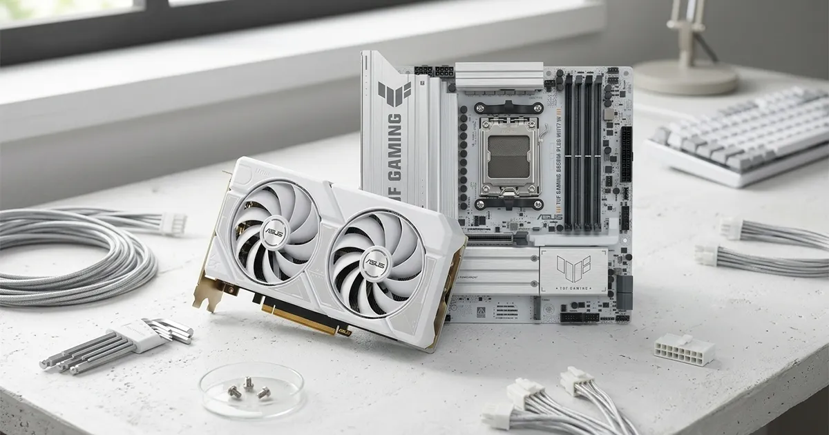 ASUS RTX 5060 Dual 8GB GPU + B850M-Plus WiFi7 | Evetech