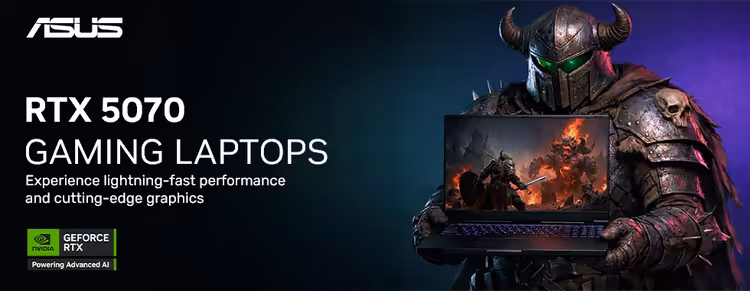 Asus RTX 5070 Gaming Laptops