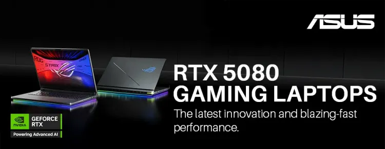 ASUS RTX 5080 Gaming Laptops