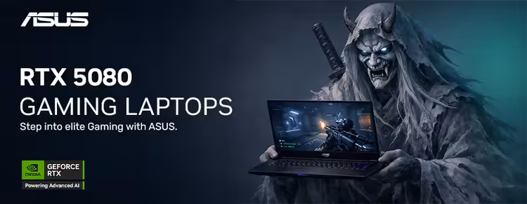 ASUS RTX 5080 Gaming Laptops