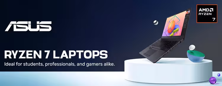 ASUS Ryzen 7 Laptops - Power & Performance