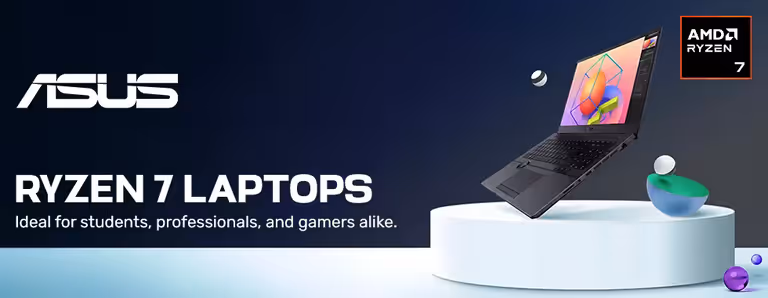 ASUS Ryzen 7 Laptops - Power & Performance