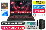 ASUS TUF A15 Ryzen 7 RTX 4050 Gaming Laptop With 64GB RAM & 8TB SSD - image 1