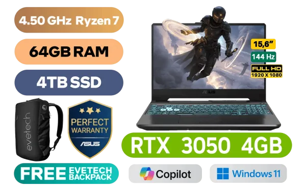 ASUS TUF A15 64GB/4TB Ryzen 7 - image 1 ASUS TUF A15 64GB/4TB Ryzen 7 - image 1