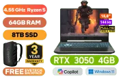 ASUS TUF Gaming A15 FA506NC Ryzen 5 RTX 3050 Gaming Laptop With 64GB RAM & 8TB SSD - image 1