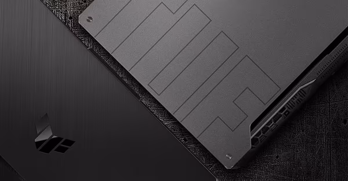 Laptop chassis showing Graphite Black and Eclipse Gray color options