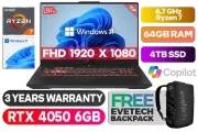 ASUS TUF Gaming A17 Ryzen 7 RTX 4050 Gaming Laptop With 64GB RAM & 4TB SSD - image 1