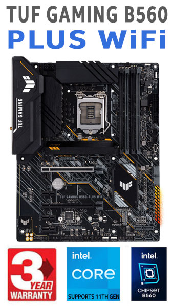 ASUS TUF GAMING B560-PLUS WIFI Intel Motherboard