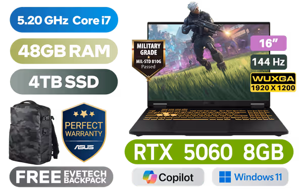 ASUS TUF Gaming F16 48GB/4TB RTX 5060 - image 1 ASUS TUF Gaming F16 48GB/4TB RTX 5060 - image 1