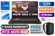 ASUS TUF Gaming F17 Core i7 RTX 4070 Gaming Laptop With 24GB RAM & 4TB SSD - image 1