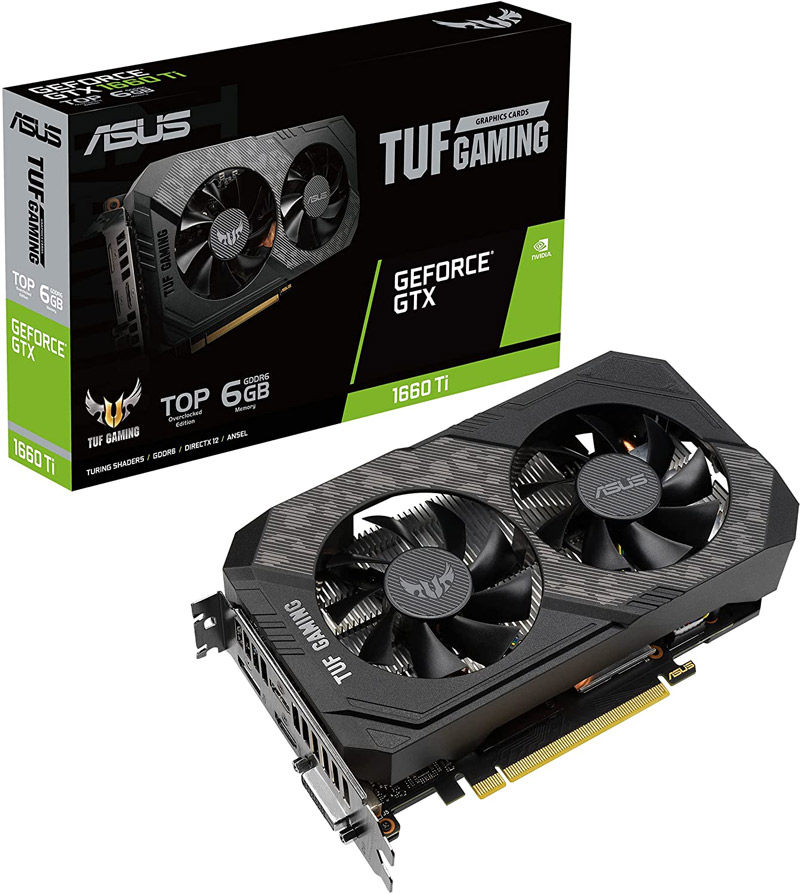 ASUS TUF Gaming GeForce GTX 1660 Ti EVO TOP Edition 6GB - Best