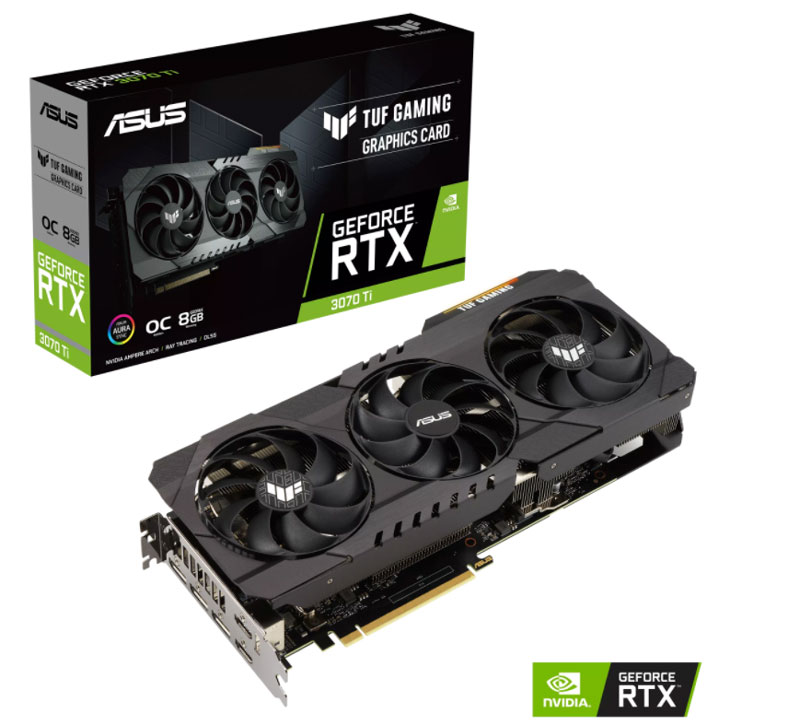ASUS TUF Gaming GeForce RTX 3070 Ti OC 8GB Gaming - Best Deal