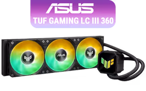 asus-tuf-gaming-lc-iii-360-argb-aio-liquid-cooler-black - Image 1