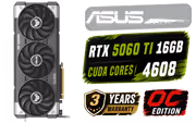 ASUS TUF RTX 5060 Ti 16GB OC Desktop Graphics Card - image 1