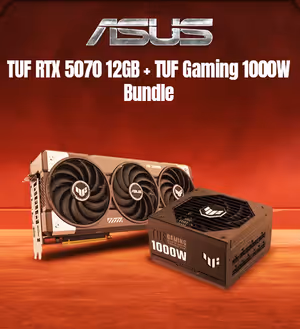 ASUS TUF RTX 5070 12GB Bundle