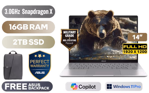 ASUS Vivobook 14 S3407QA 16GB/2TB - image 1 ASUS Vivobook 14 S3407QA 16GB/2TB - image 1