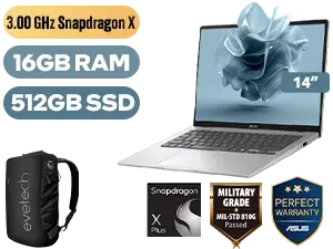 ASUS Vivobook 14 Snapdragon X Laptop - Image 1