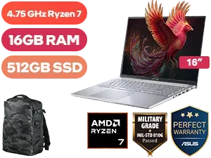 Shop ASUS Ryzen 7 Laptops - High Performance & Stylish Design