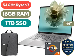 ASUS Vivobook S14 16GB/1TB Ryzen 7