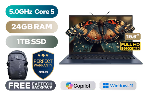 ASUS Vivobook X1504VAP Intel Core 5-120U Laptop - image 1 ASUS Vivobook X1504VAP Intel Core 5-120U Laptop - image 1
