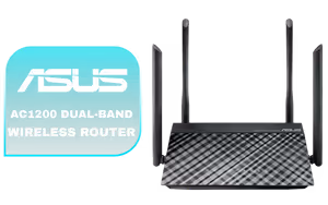 Asus Wireless AC1200 Dual-Band Router Asus Wireless AC1200 Dual-Band Router - Image 1