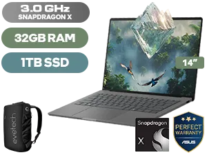 ASUS ZenBook A14 32GB/1TB Snapdragon