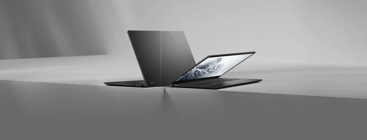 ASUS Zenbook 14 showcasing Lumina OLED display and ultra-slim design
