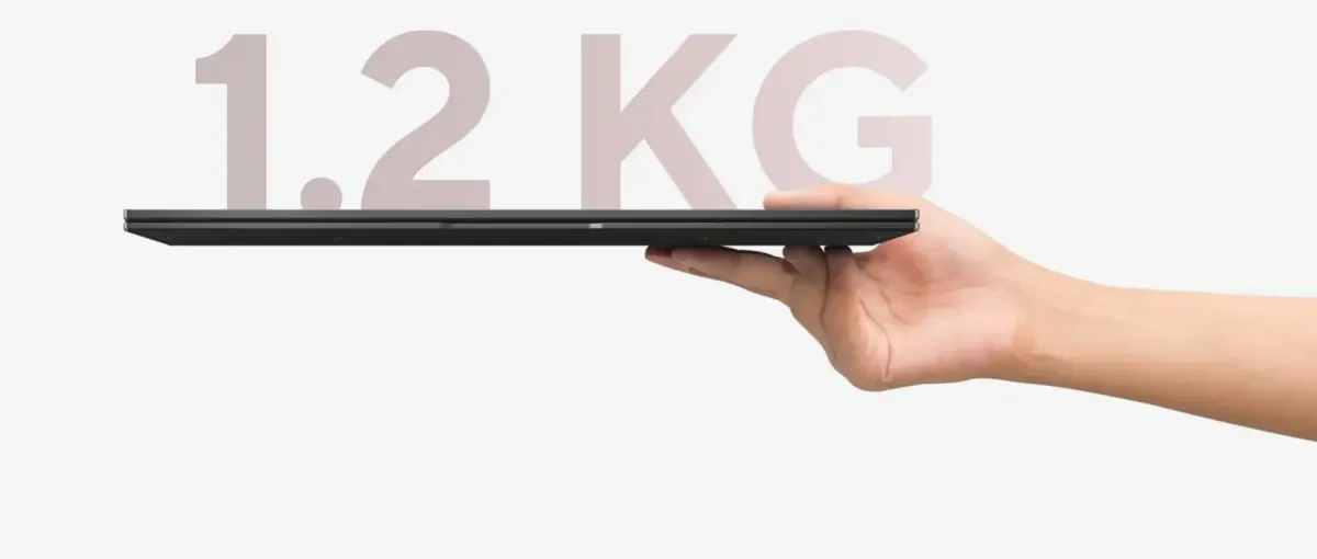 Slim 14.9 mm Zenbook 14 lightweight metal construction