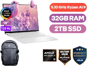 ASUS Zenbook S16 UM5606WA Ryzen AI 9 HX | 32GB/2TB | Power Laptop
