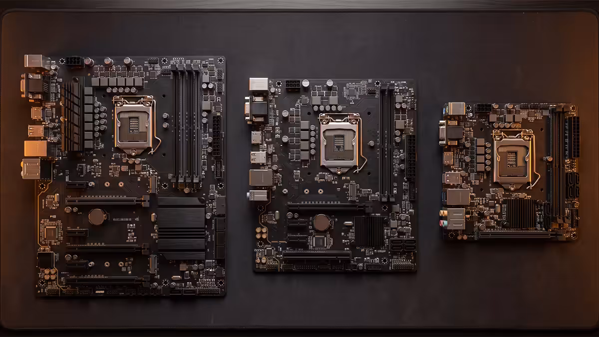 ATX, Micro-ATX and Mini-ITX motherboards