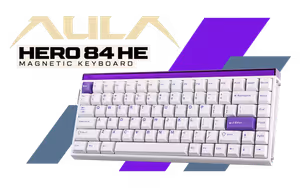 aula-hero-84-he-wired-magnetic-gaming-keyboard-white-purple aula-hero-84-he-wired-magnetic-gaming-keyboard-white-purple - Image 1