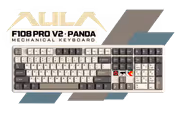 AULA F108 PRO V2 Wireless Mechanical Keyboard (Black/Grey/White) - image 1