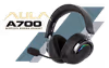 AULA A700 Wireless Gaming Headset with RGB and Mic (Black & Grey) - image 1