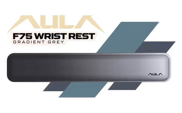 AULA F75 Wrist Rest - Gradient Grey | Ergonomic Support - image 1 AULA F75 Wrist Rest - Gradient Grey | Ergonomic Support - image 1