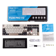 AULA F108 PRO V2 Wireless Mechanical Keyboard (Black/Grey/White) - image 13