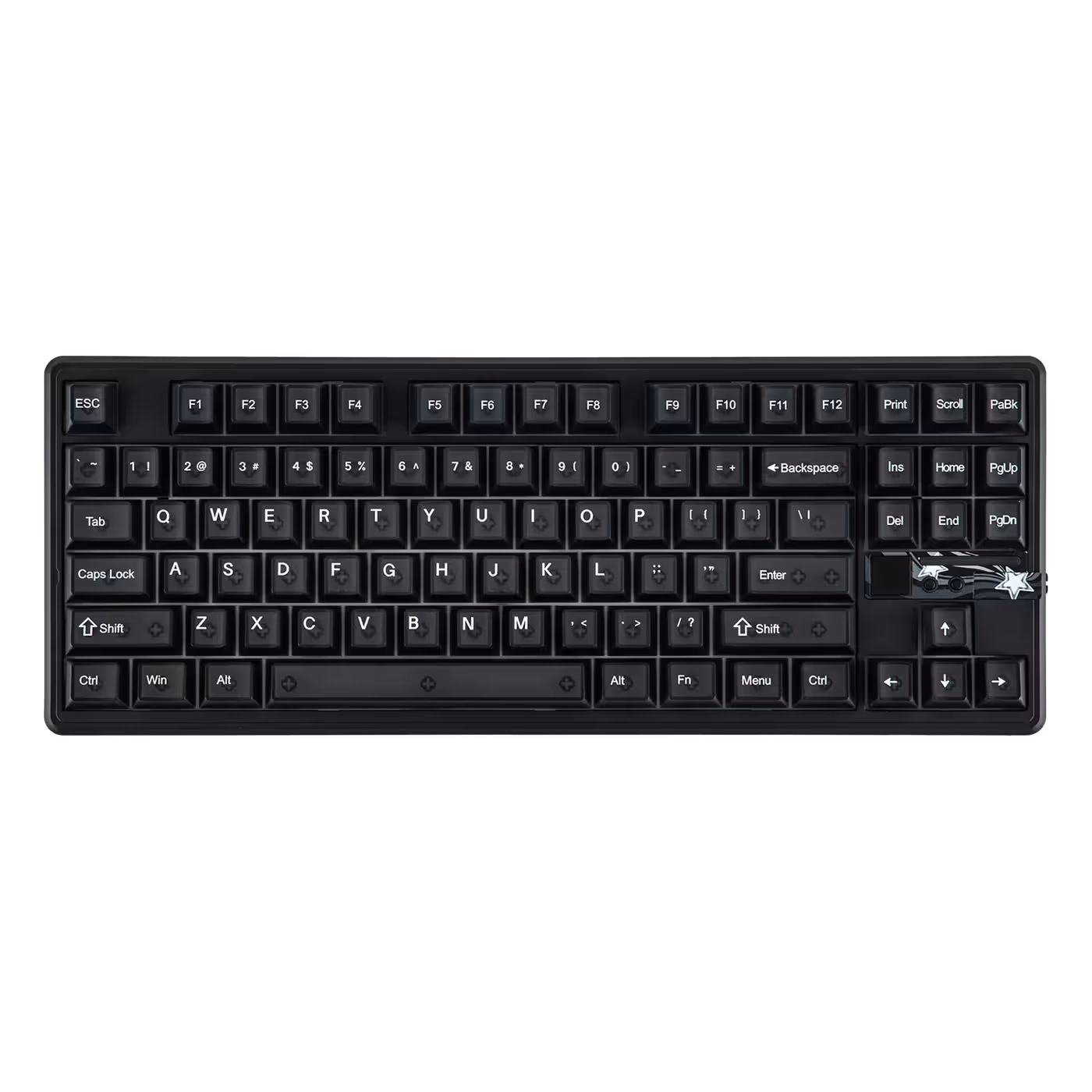 AULA F87 Pro V2 keyboard, lights off