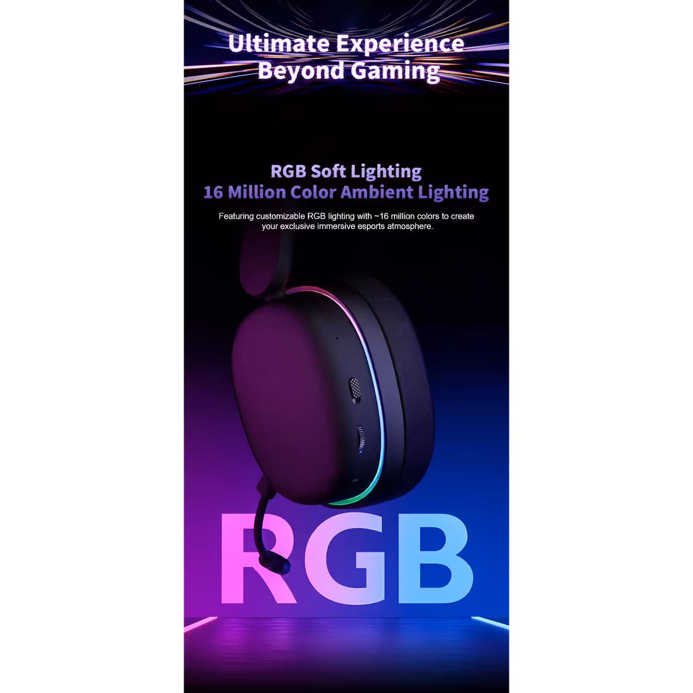 AULA card showing G7 RGB lighting