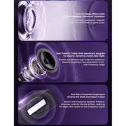 AULA GS6 Pro Gaming Soundbar Speaker with RGB & Mic (Black) - image 8