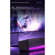 AULA GS6 Pro Gaming Soundbar Speaker with RGB & Mic (Black) - image 10