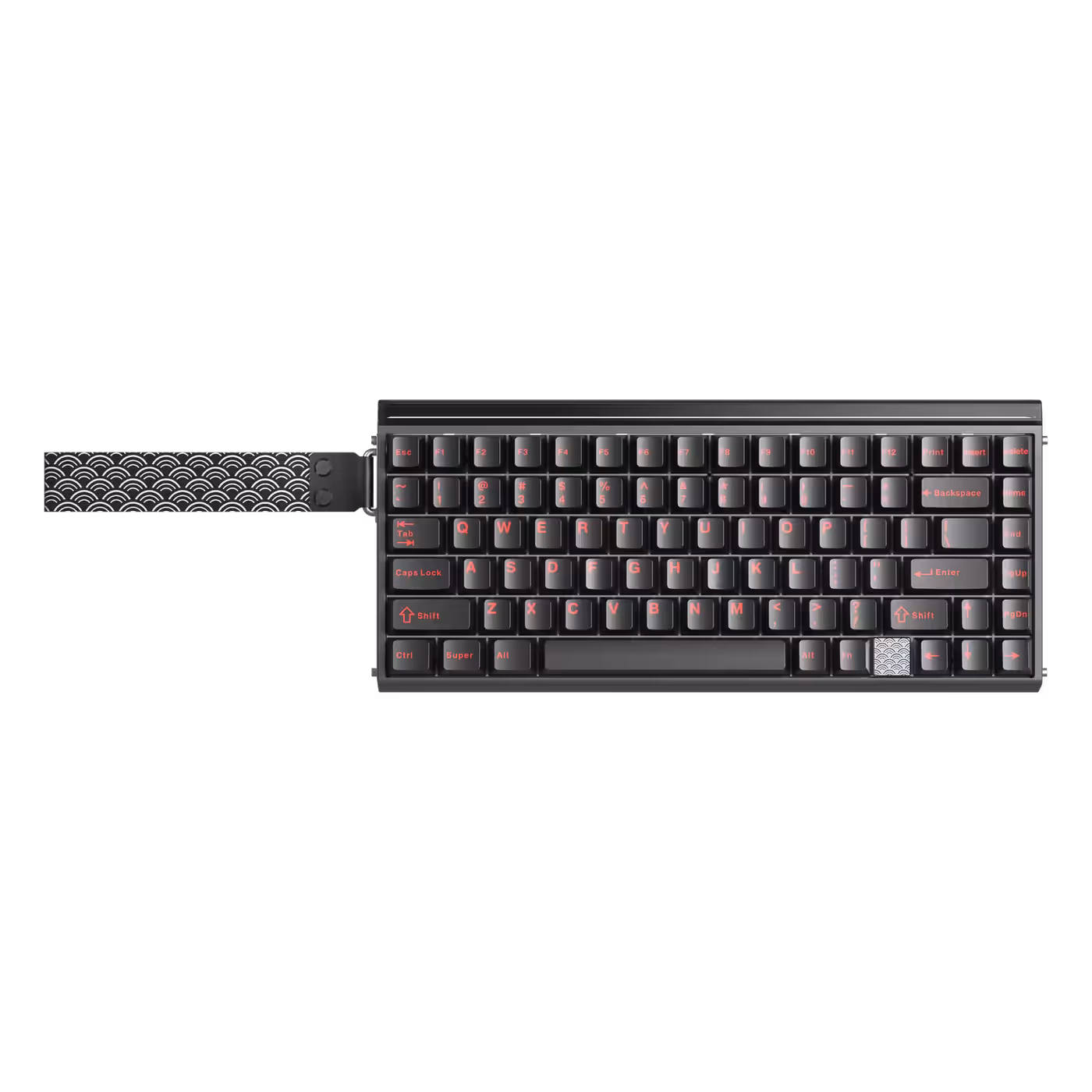 AULA HERO 75 HE keyboard in black