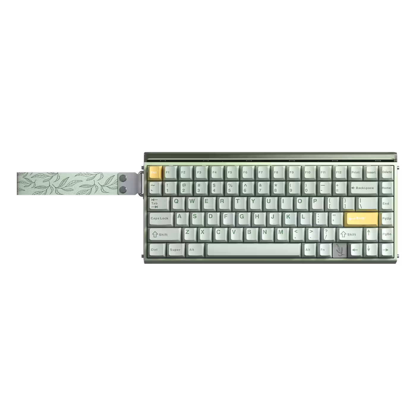 AULA HERO 75 HE keyboard in green