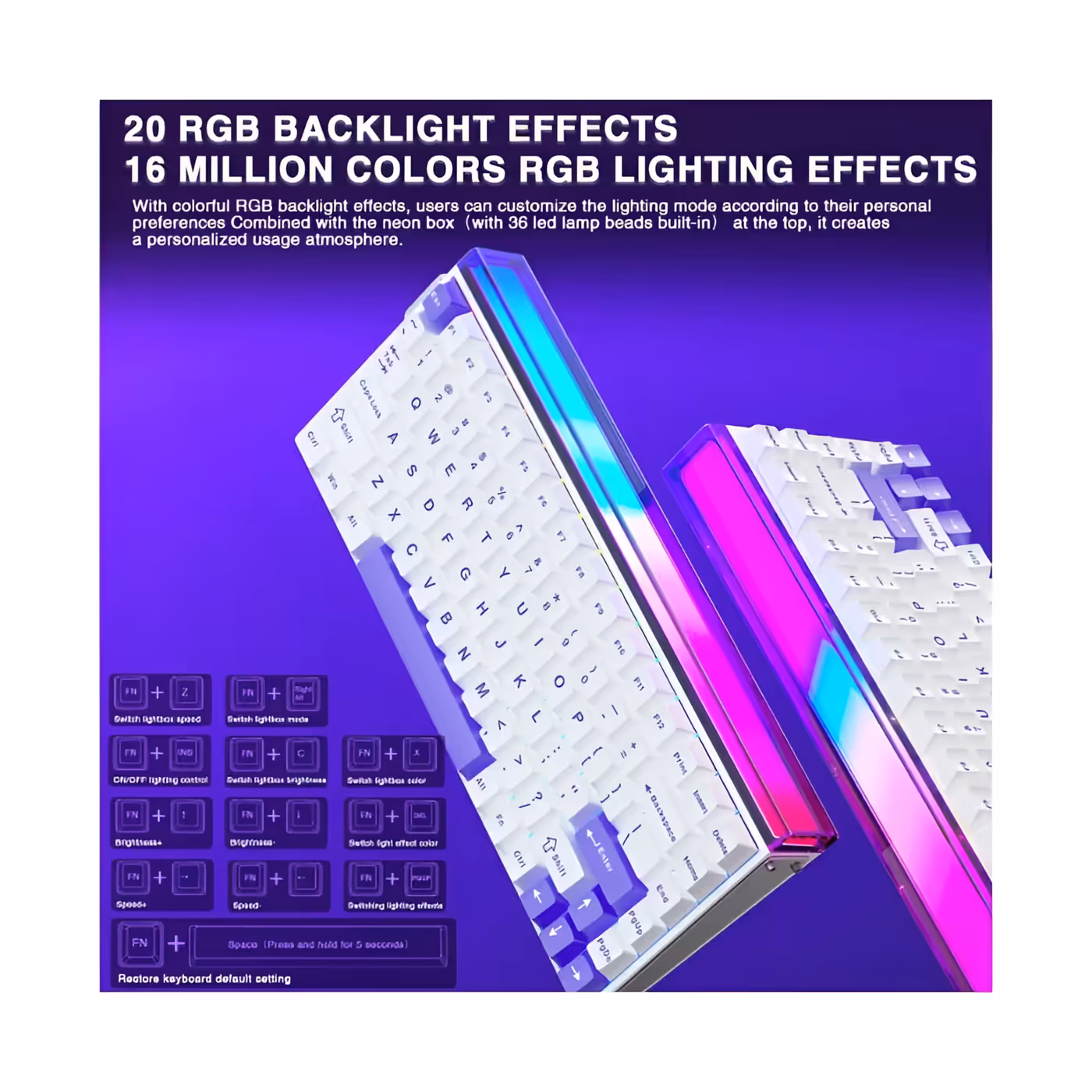AULA HERO 84 HE RGB light box lit