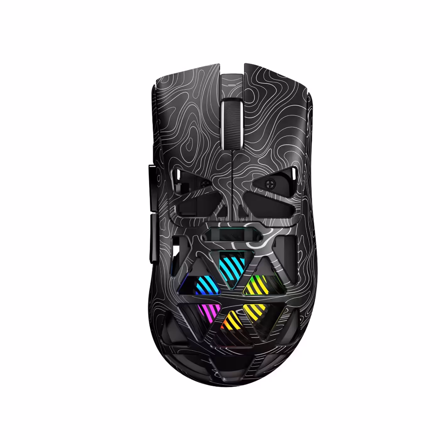 AULA SC620 Contour gaming mouse in black, top view