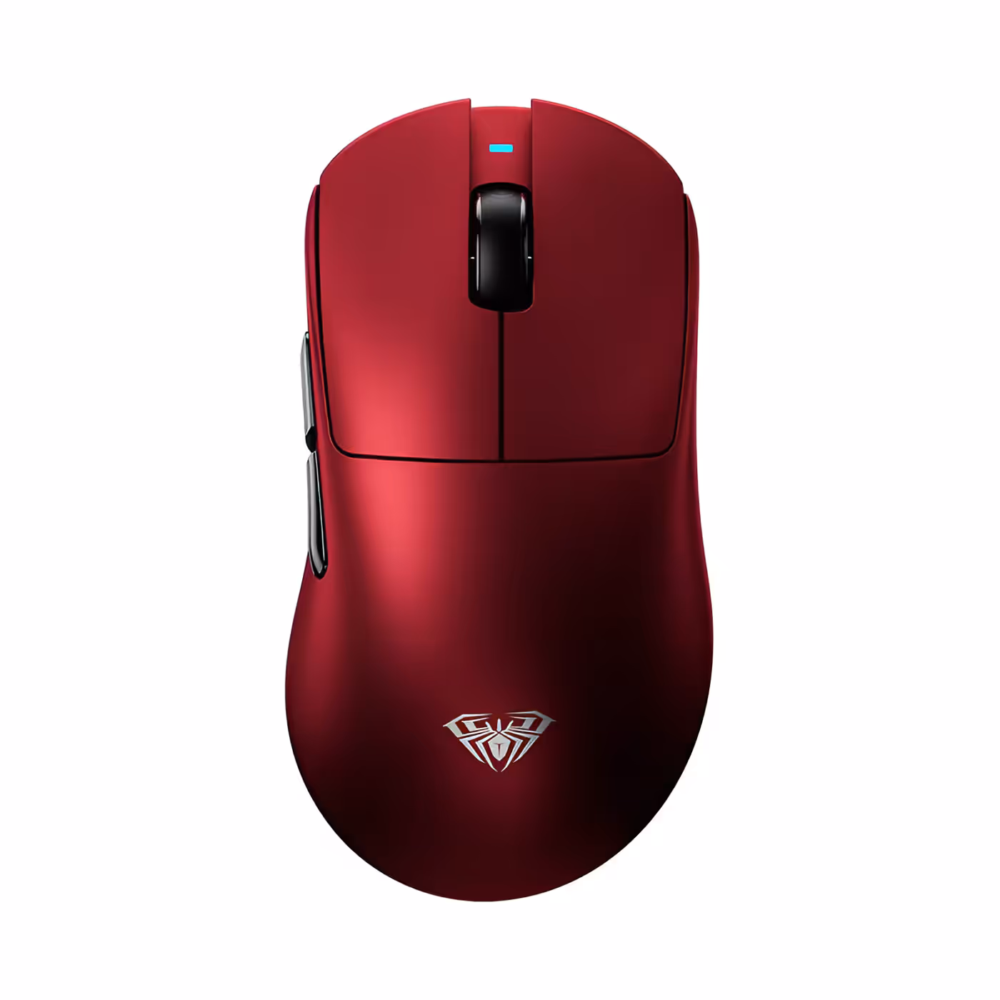 AULA SC900 MAX gaming mouse in red, top view