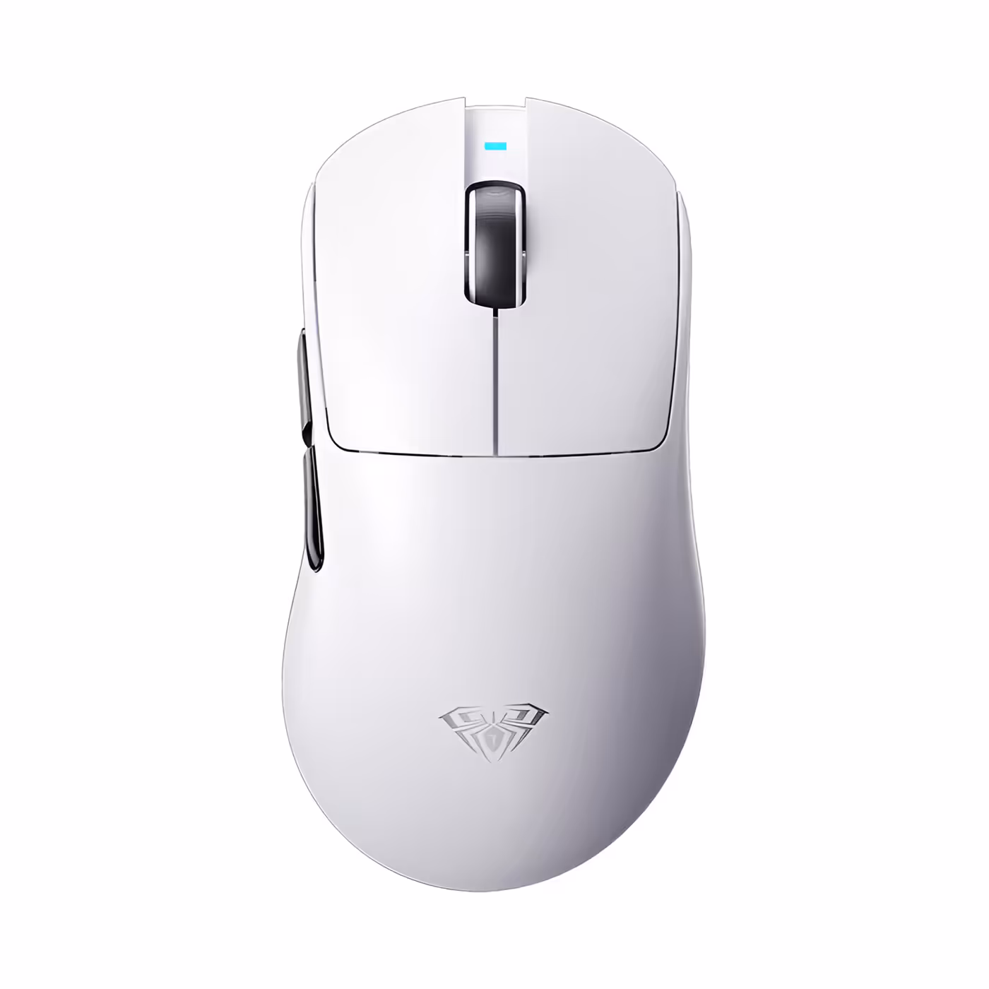 AULA SC900 MAX gaming mouse in white, top view