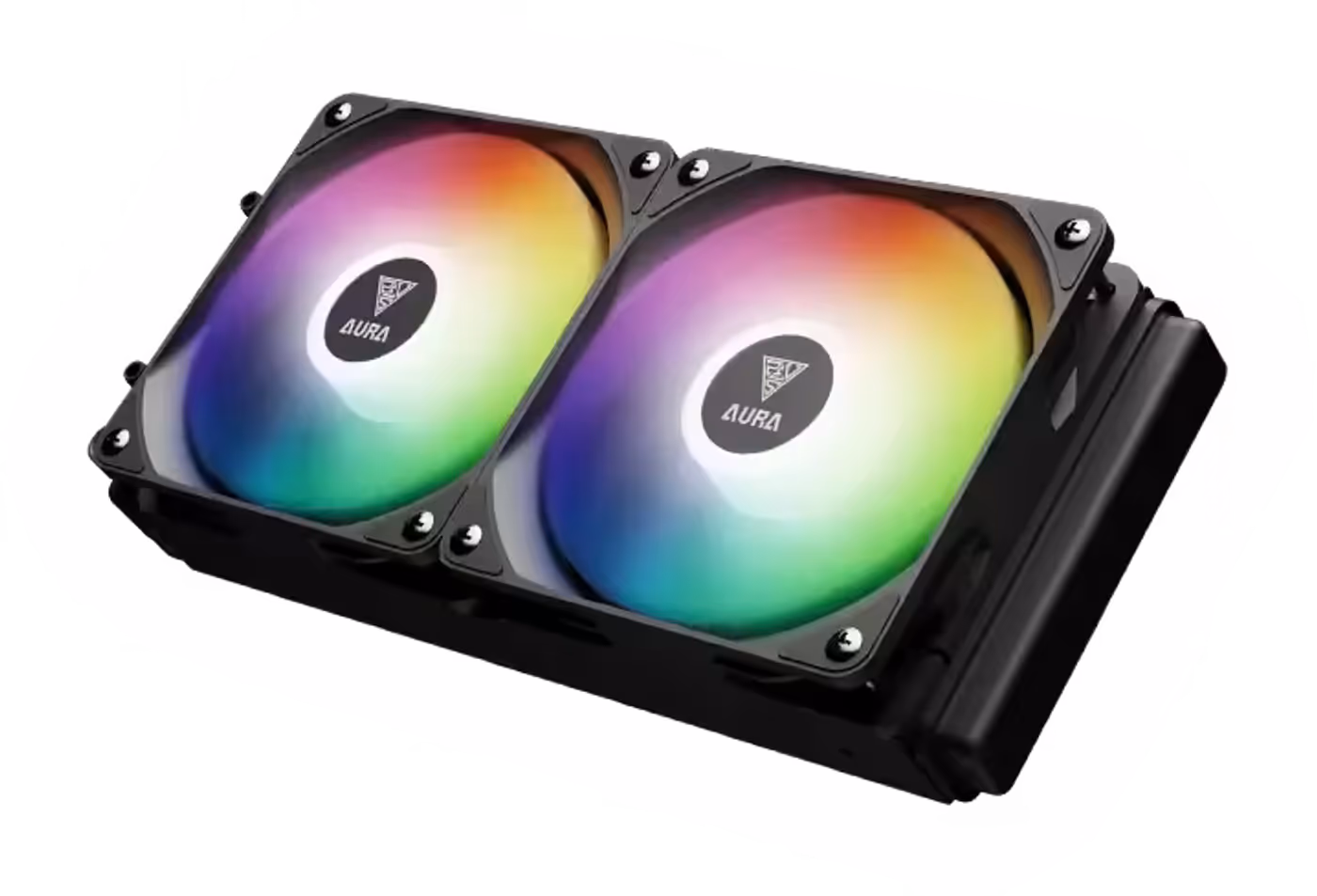 Upgraded PWM cooling fans featuring ARGB lighting for performance and aesthetics