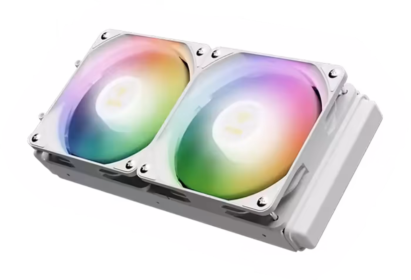 Upgraded PWM fans featuring ARGB lighting for improved cooling and aesthetics