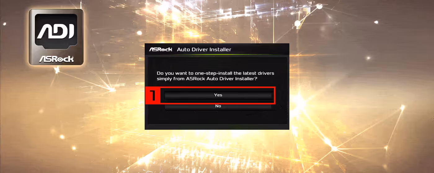 Auto Driver Installer process animation for EZ Setting feature